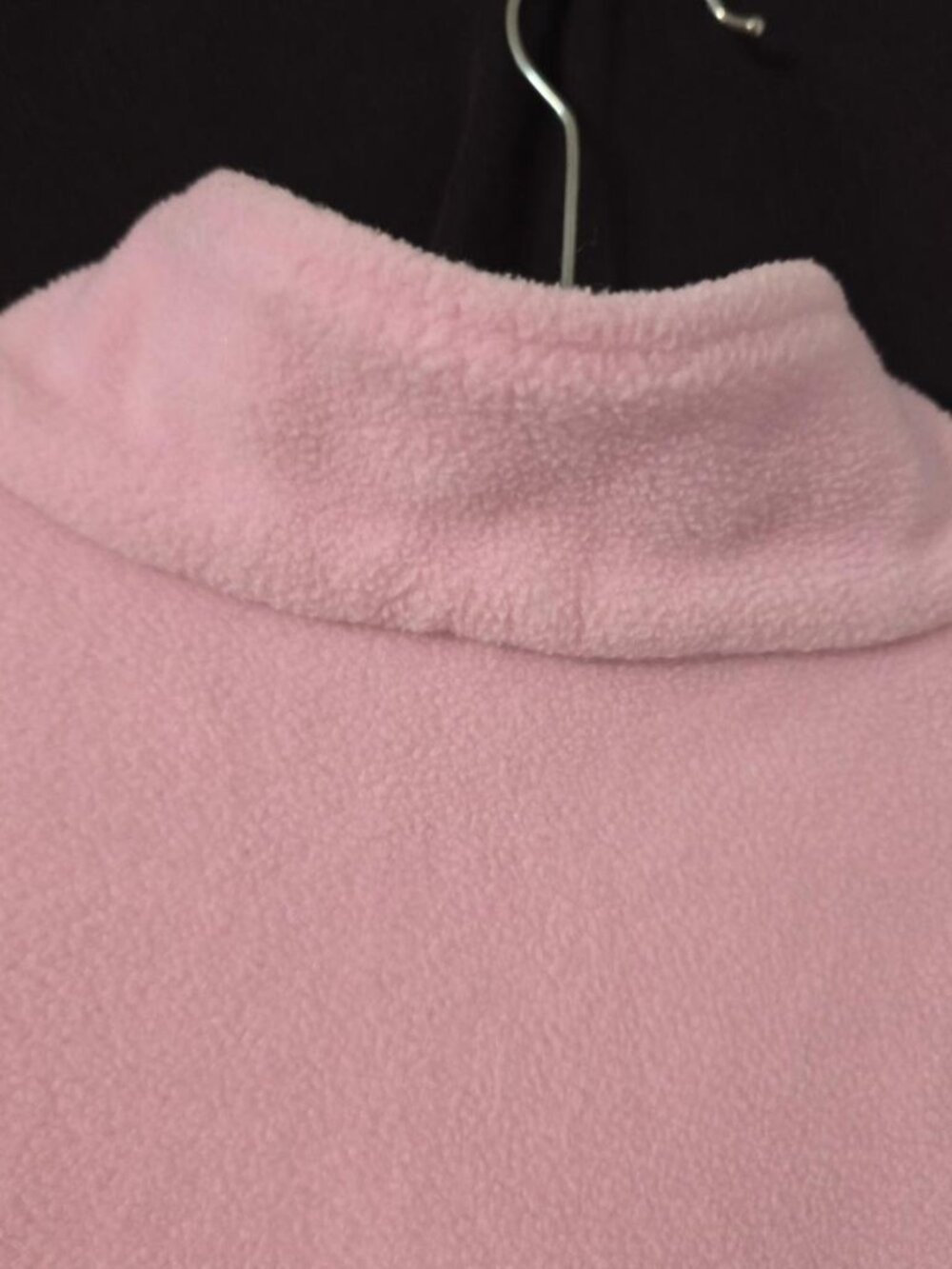 XL Lake‎ Matley Zipper Fleece un-lined Pocket Collar Pink Sweater Jacket Bomber - Picture 7 of 13